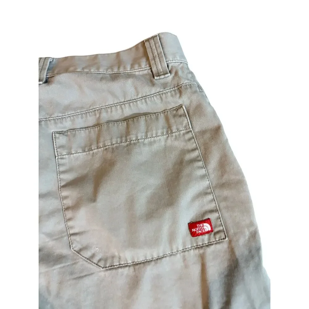 Mens 34 Long The North Face Trail Short Beige Shorts EUC‎